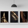 3Affiche de mode de luxe SQ Sac de luxe