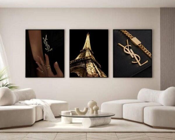 3Affiche de mode de luxe SQ Sac de luxe