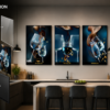Cadre Décoratif Élégant Verres Artistique