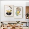 3 pieces Art mural moderne de luxe lumineux