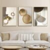 3 pcs Tableau Mural Moderne en porcelaine