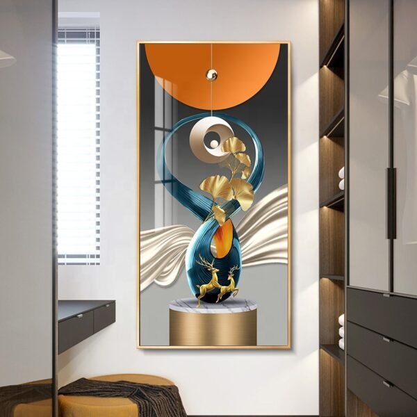 Hc7f34e345b75477a96831c35e3942fc1E 1Pcs Murale de Grande Taille en Porcelaine de Cristal