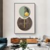 3 pieces Art mural moderne de luxe lumineux