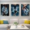 Cadre Décoratif Élégant Verres Artistique
