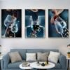 Cadre Décoratif Élégant Verres Artistique