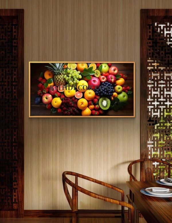 bace3540-f0d2-11f0-9a72-e7401d2314b5 RITHDECOR: 1 Pieces Cadres Muraux Élégants Fruit