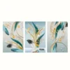 3pcs art mural peinture en cristal porcelaine encadre