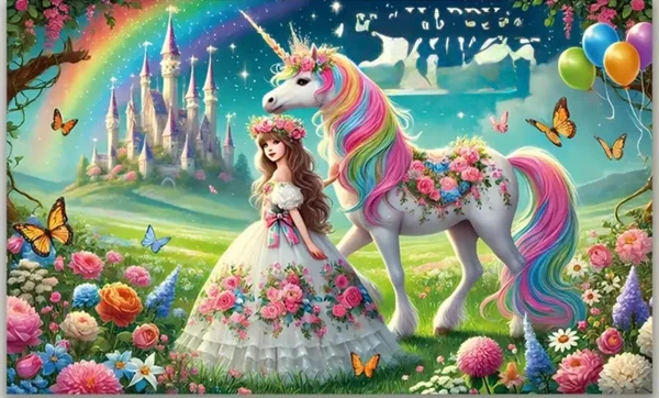 Cadre décoration princes pour chambre d'enfant, le complément idéal pour toute chambre d'enfant