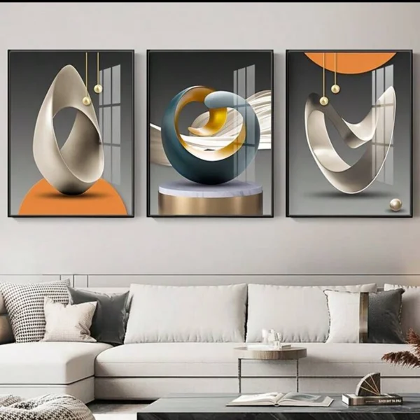 img_1519-high 3pcs d'art mural encadré de style lumineux