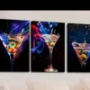 img_2030-high 3pcs d’art mural encadré de style lumineux peinture abstraite en cristal de porcelaine