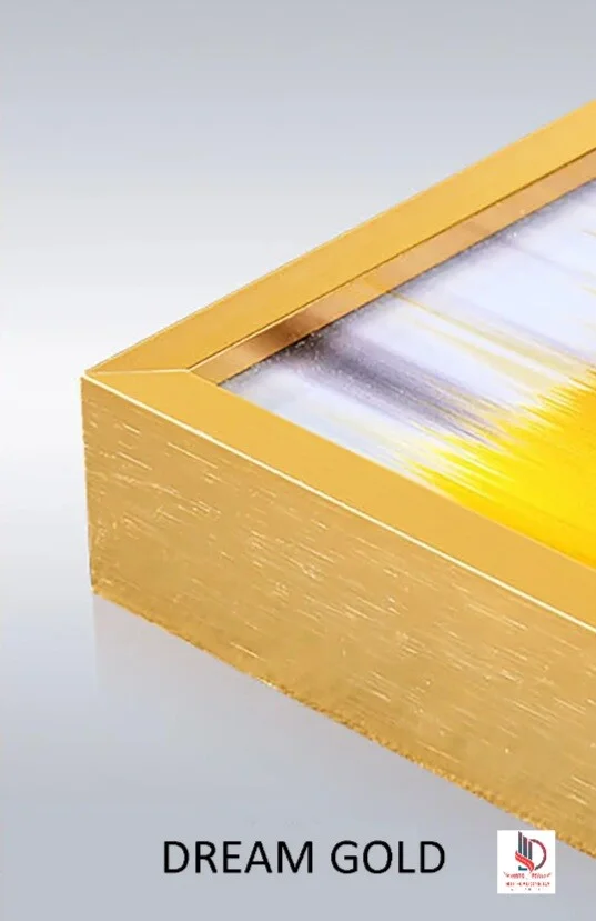  1pcs  Décoration murale élégante noire et dorée