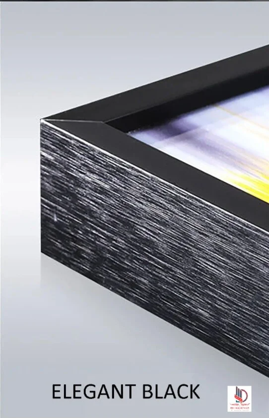  3 pièces - Abstraite Plume Vague de Mer Peinture Moderne Bleu Doré Luxe