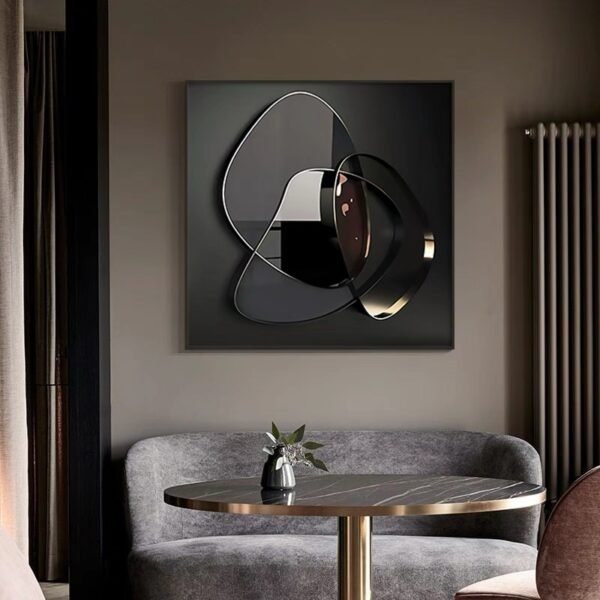 3 pcs Peinture Murale Décorative de Style luxe