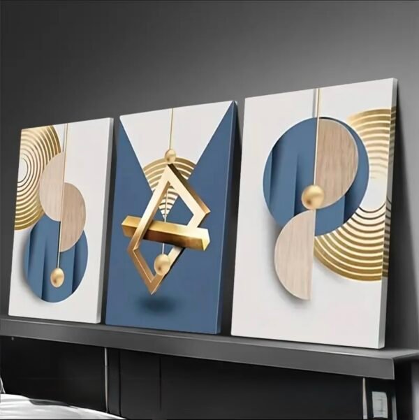 IMG_6185 3pcs Affiches Murales Modernes Abstraites