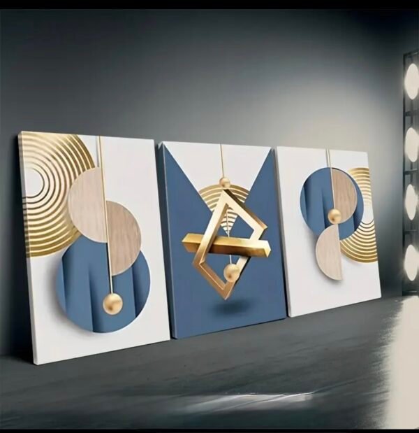 IMG_6186 3pcs Affiches Murales Modernes Abstraites