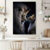 1pcs Tableau Moderne Abstrait Lion
