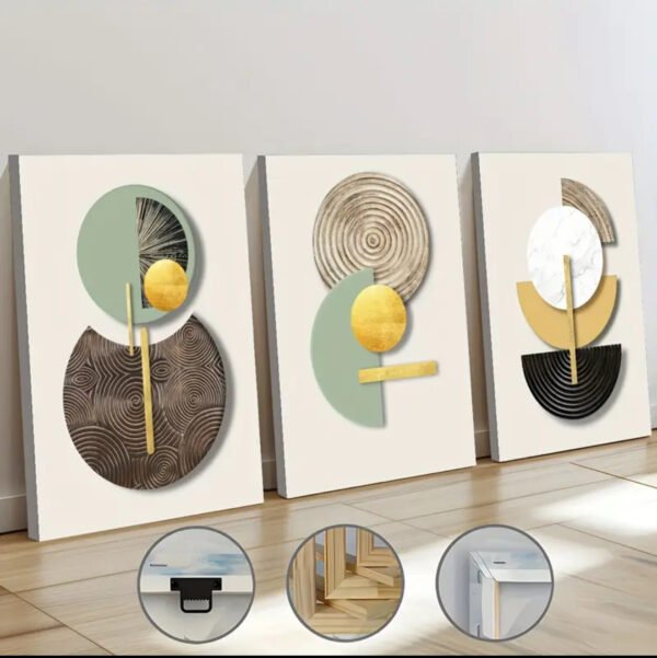 Tableau Toile Encadrée 2D Plat,Art mural