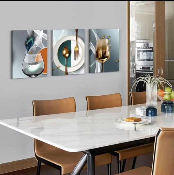 IMG_6458 3 Tableaux Imprimés sur Toile Encadrés en Bois,