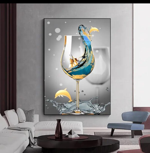 3 pièces Affiche sur Toile Sans encadre, Art Moderne,