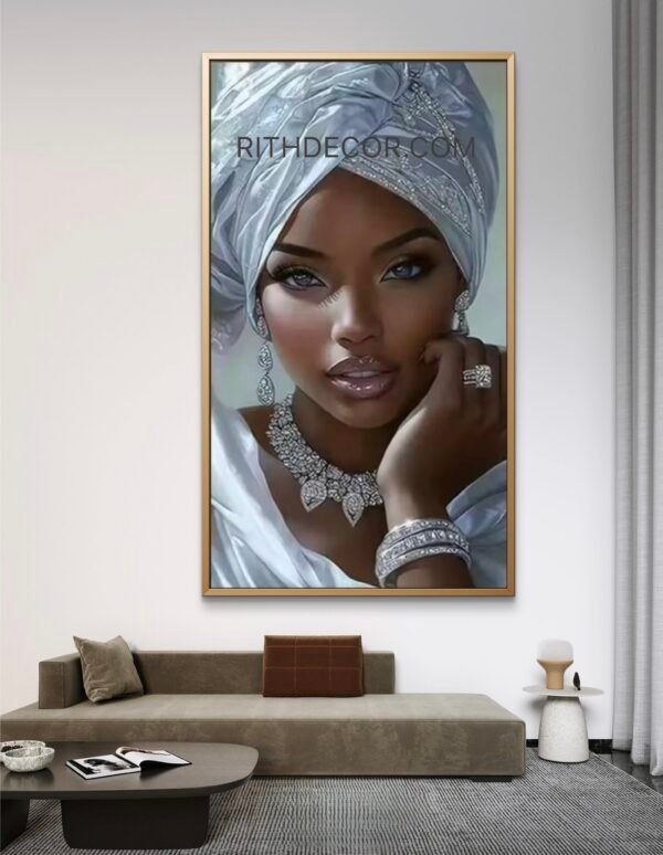 1pcs Art en Cristal porcelaine en diamant Femm