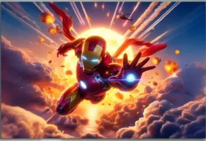 1 pcs Marvel Art Mural en Cristal Porcelaine dimension 60*120 cm