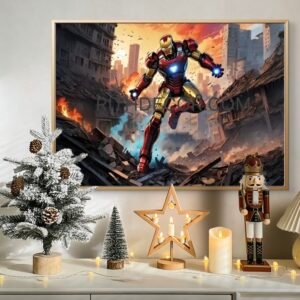 1 pcs Art Mural Marvel en Cristal Porcelaine
