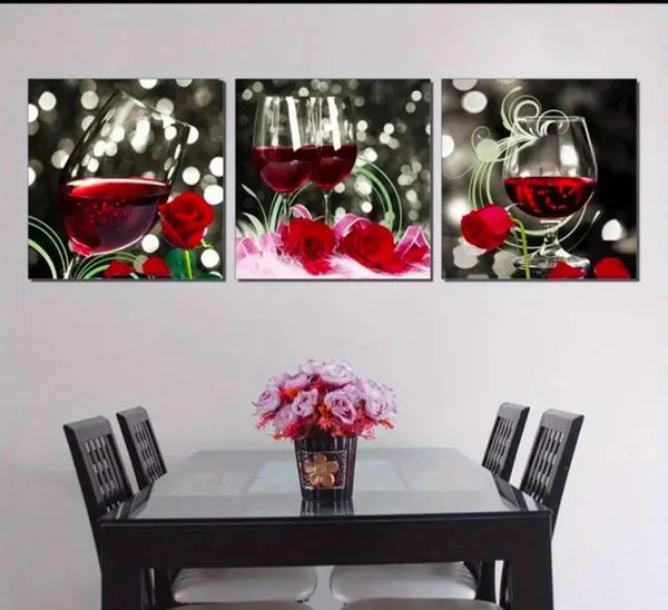 img-20250414-wa0127-high Art mural encadré - Peinture Abstraite Cristal Rouge