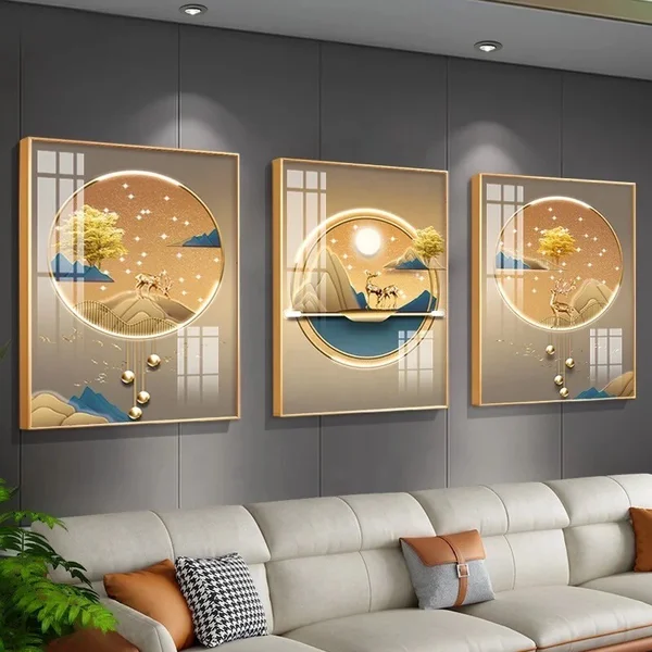 3 pcs Luxe Élégante Décoration