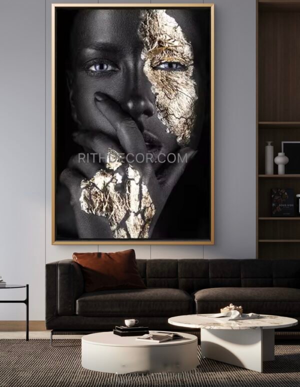 37fe7290-fa52-11f0-9634-fbdf05a36f59 Art Femme Africaine Élégant - 70x100 cm