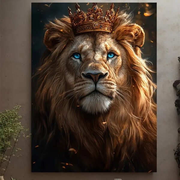 1pièce Art mural encadrée Lion King