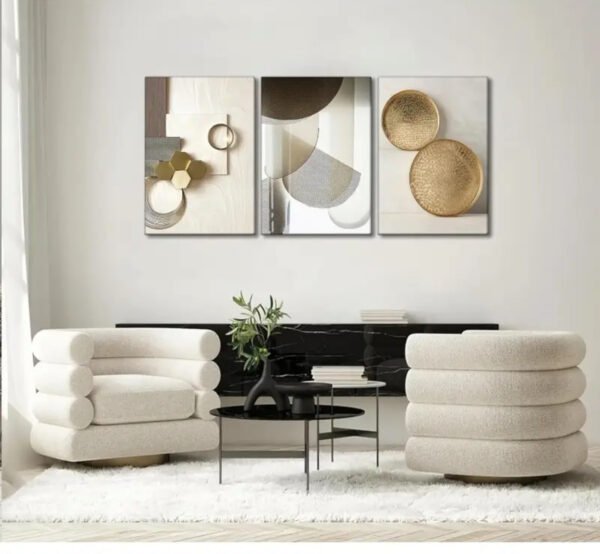 IMG_8076 Affiche sur Toile Encadrée - Ensemble de 3 Pièces