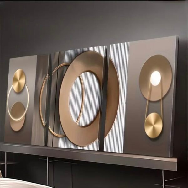 Luxurious 3-Piece Crystal Porcelain Frame Set