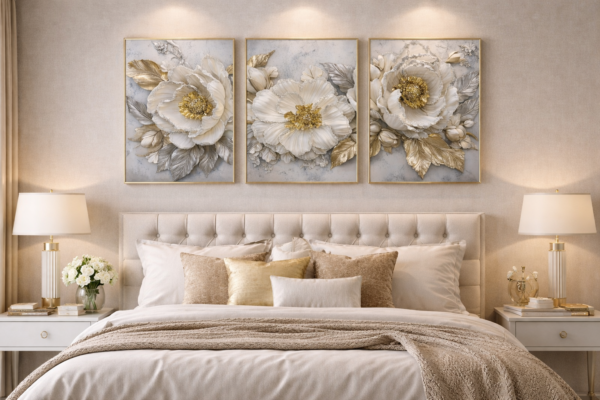 0382904D-2CE0-4394-B040-1882A404E0B2 Élégance Florale Royale – Triptyque Luxe Doré