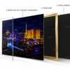 🌃 Cadre Décoratif Panorama Urbain de Nuit – 60 x 140 cm