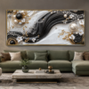2D814869-D4ED-4D10-BC86-D2215107AAAF Cadre Décoration Abstraite Noir & Blanc