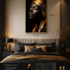 3B1B9160-D801-490E-B9CA-DE776F6062C4 1 Pièces Reine d’Or – Cadre Décoratif en Cristal Porcelaine 50 x 70 cm
