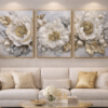 53A299C1-E730-473D-9E55-62FA85731A10 Élégance Florale Royale – Triptyque Luxe Doré