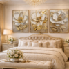 700904BB-9C2B-42E3-AB6B-A49F981A7D6C 🌸 Cadre Décoratif Floral HD en Cristal Porcelaine – 50 x 70 cm