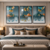 71FE7CA2-1127-4B59-A506-04E8D8A2C975 Cadre Décoratif Cristal Porcelaine en Diamant 50x70 cm – Papillons Dorés & Design Moderne – Cadre Noir ou Doré