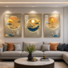 A434D63A-E86F-4FCC-8EAF-B653083ACB8A Cadres Cristal Porcelaine Luxe - Design Moderne Doré – 50x70 cm