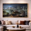 A86E0715-EEBC-4A4A-AF83-579165CC5139 Cadre mural panorama urbain lumineux – Cristal porcelaine 60x120 cm