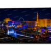 🌃 Cadre Décoratif Panorama Urbain de Nuit – 60 x 120 cm