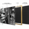EBA0D28A-49AD-477D-9F3D-8B5D4EE170B6 Cadre Décoratif Glamour en Cristal Porcelaine – 45 x 60 cm