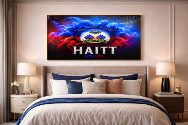 F8BD2BD1-8CC4-4D7C-BE05-E223699E911C Cadre Drapeau Ahiti en Cristal Porcelaine