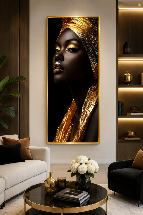 FAFD1A18-4D2A-41C8-B38C-8C15EA5AF832 Reine d’Or – Cadre Décoratif en Cristal Porcelaine 60x120 cm
