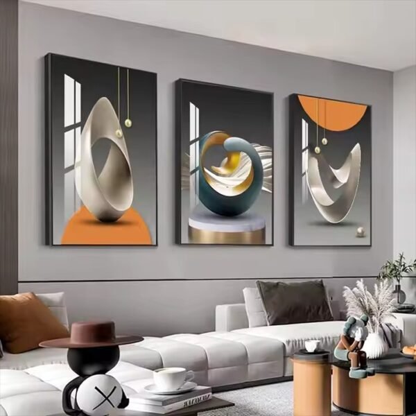 H2c1ba4b24f7d4fbe9e47c23795bd33a2s 3-Piece Abstract Wall Art Set