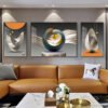 H7a61ae609dfb41e785d698f9ad607350C 3-Piece Abstract Wall Art Set