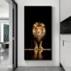 H8beff074dc90404ba292721bdbd2d0c3w Lion Art Mural - 60x120 cm