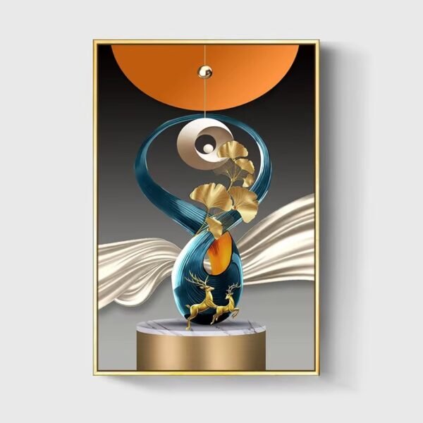 IMG_0832 Élégance Sculpturale Dorée – Triptyque for Moderne Luxe 50x70cm