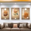 IMG_1285_Original Cadre Abstrait Géométrique Luxe – Cristal Porcelaine en Diamant 50x70 cm